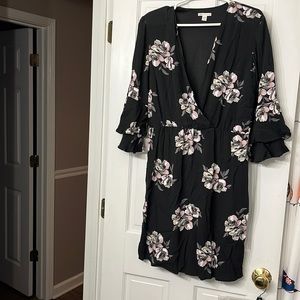 Black Floral Dress